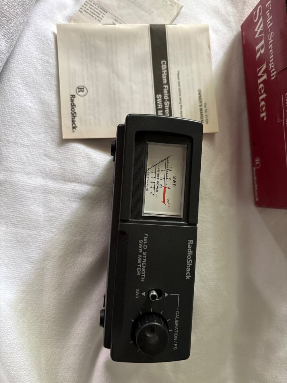 RadioShack Field-Strength SWR Meter 21-533 CB/Ham Antenna Tuning 3-30MHz Watts